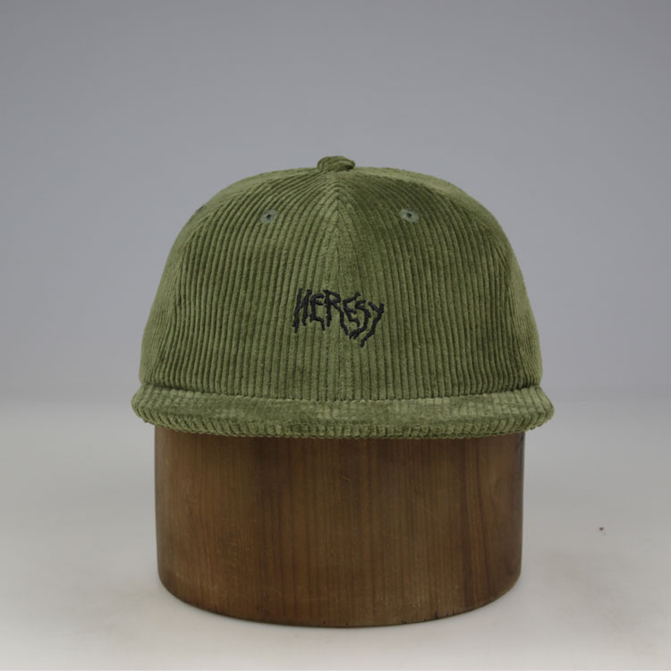 Cheap Custom Corduroy 6 Panel Snapback Cap Corduroy Hats